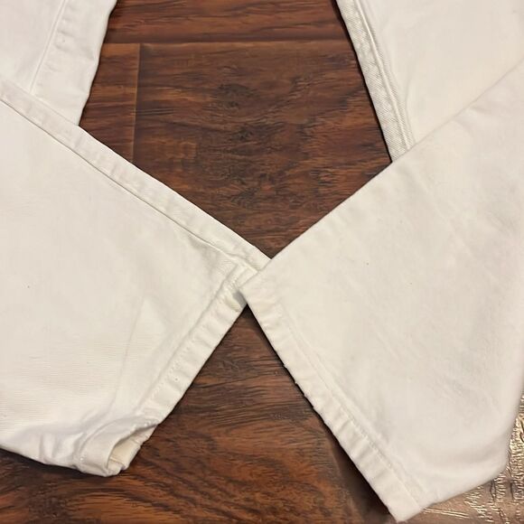 Vintage Guess Jeans White Button Fly Closure Denim Jeans Casual - Picture 7 of 11